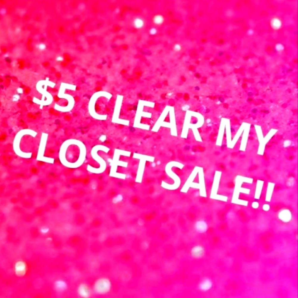 Cleaning out my closet!